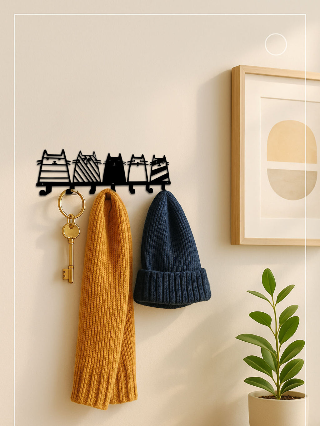 Cat Wall Key Holder product image