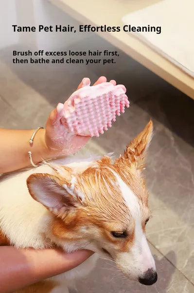 Rubber Dog Bath Brush product image