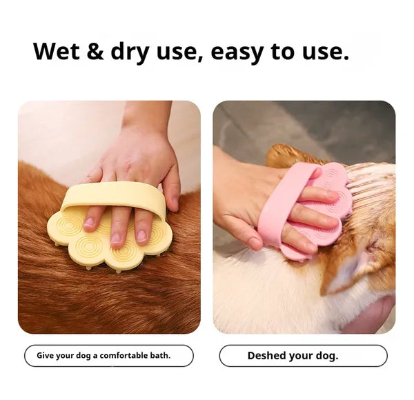 Rubber Dog Bath Brush product image