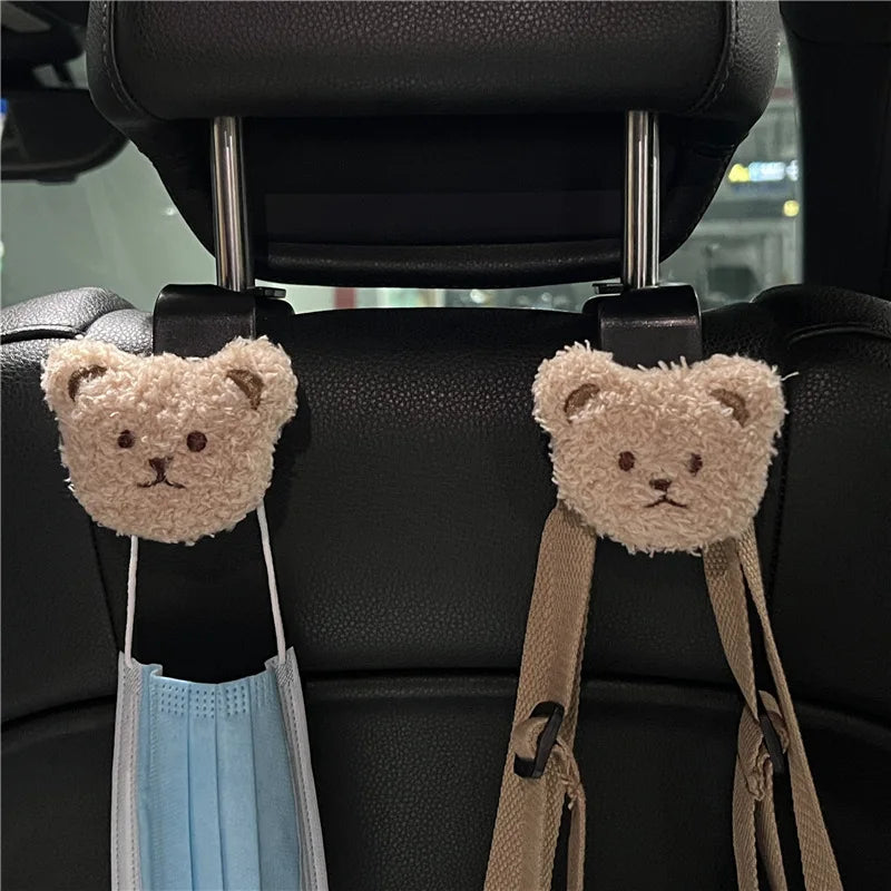 Cute Bear Car Seat-Back Hooks product image