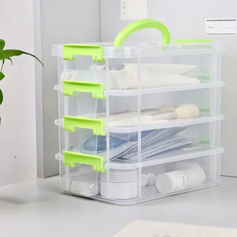Four-Layer Transparent Storage Box product image