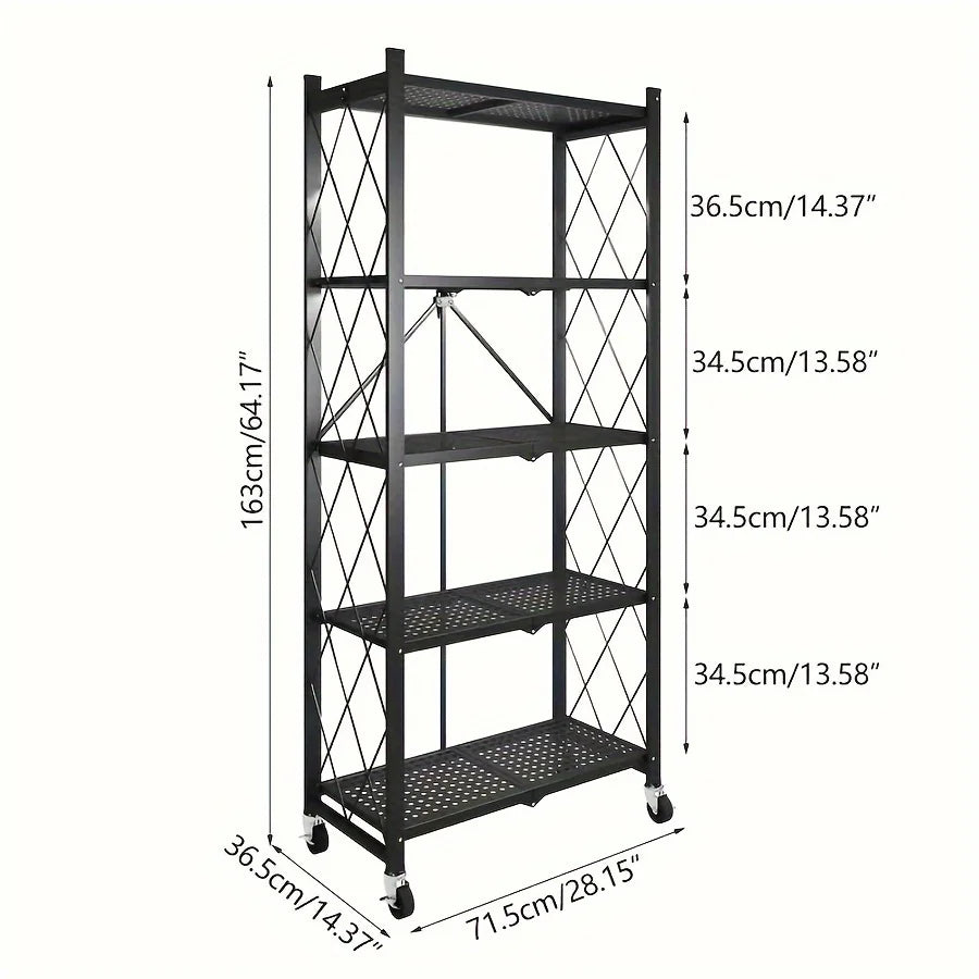 Foldable Metal Storage Rack product image