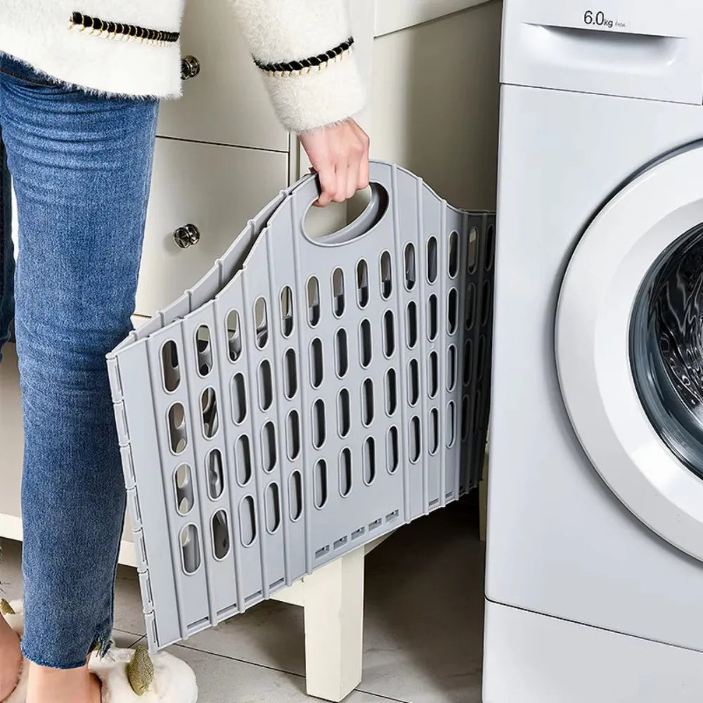 Foldable Plastic Laundry Hamper product image