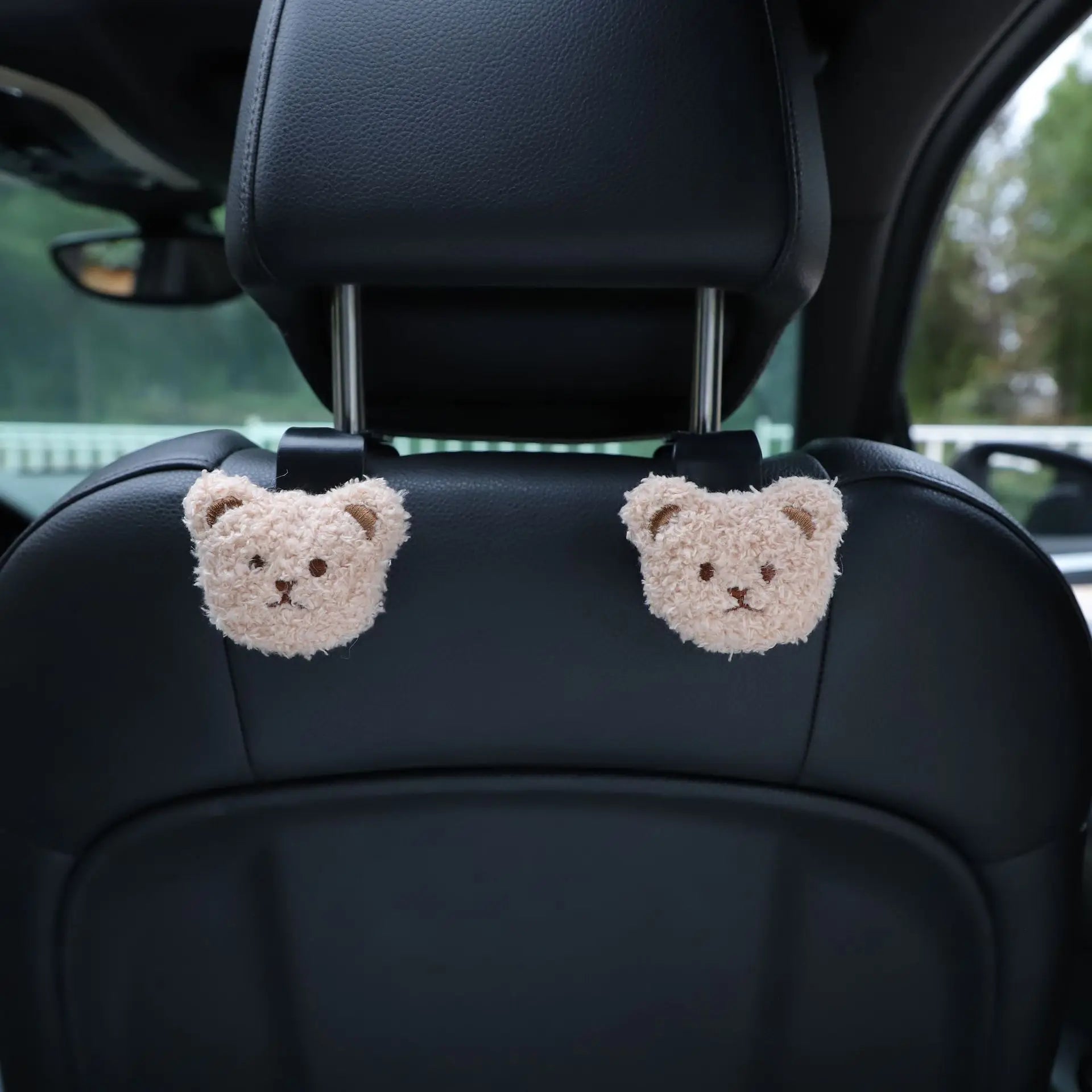 Cute Bear Car Seat-Back Hooks product image