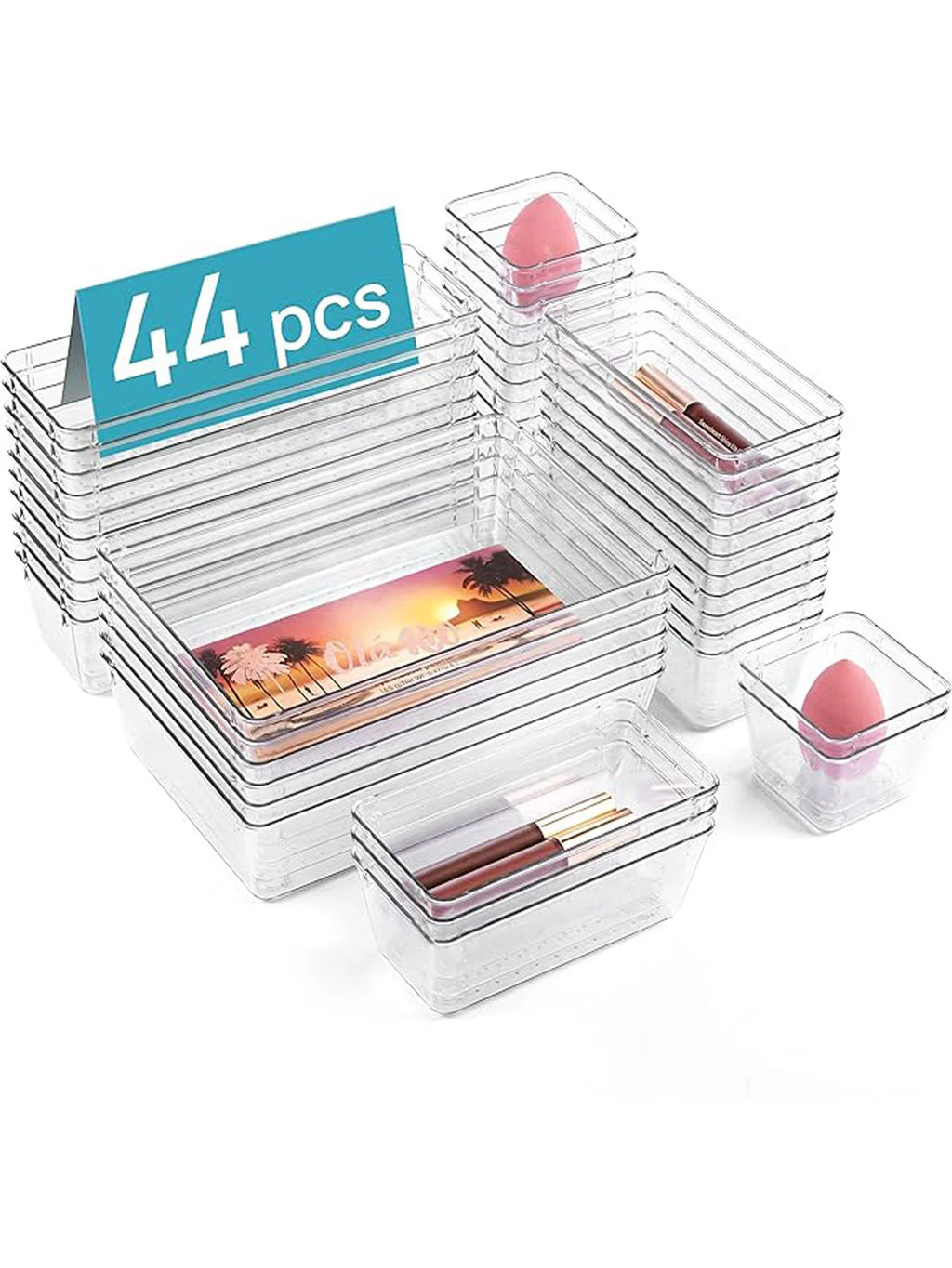 44-Piece Drawer Organizer Kit product image