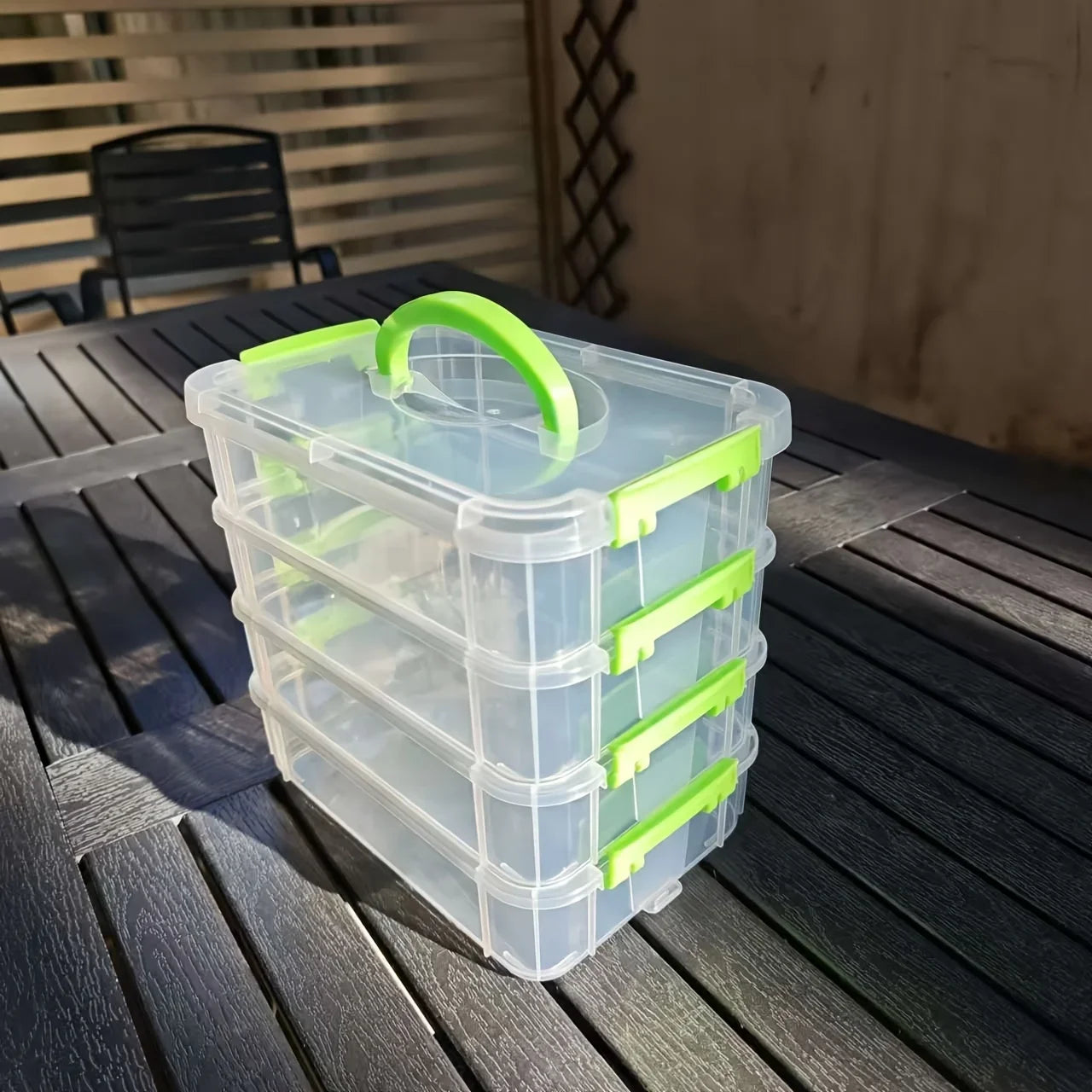 Four-Layer Transparent Storage Box product image