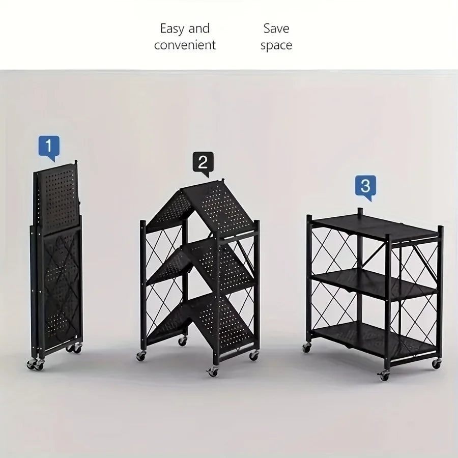 Foldable Metal Storage Rack product image