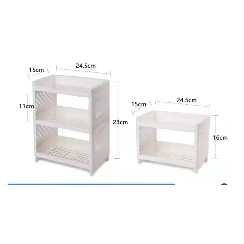Modern Double-Deck Desk Storage Rack product image