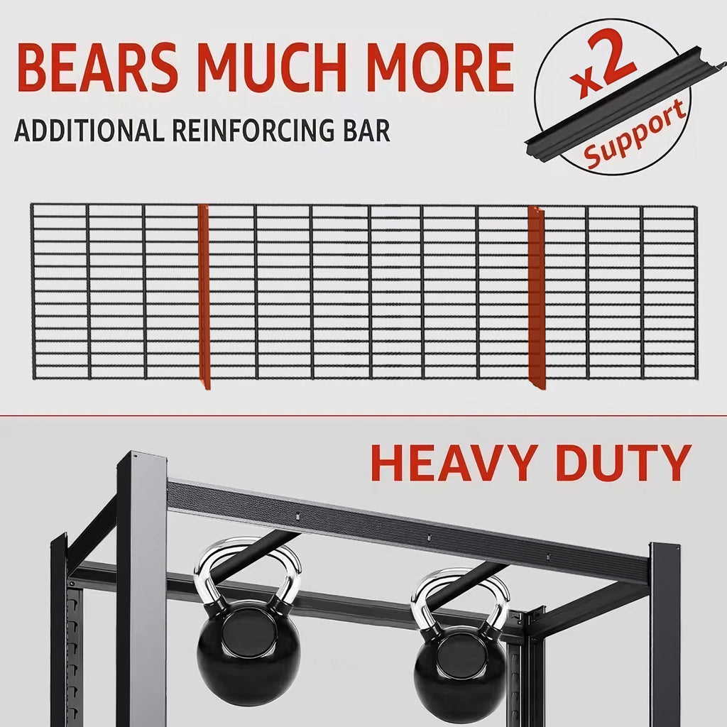 84-Inch Heavy-Duty Metal Storage Rack product image