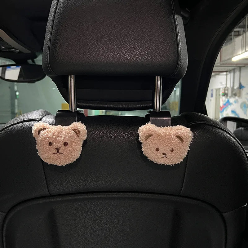 Cute Bear Car Seat-Back Hooks product image