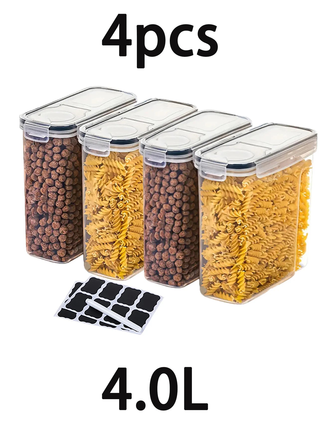 Four-Piece 4L Food Storage Container Set product image