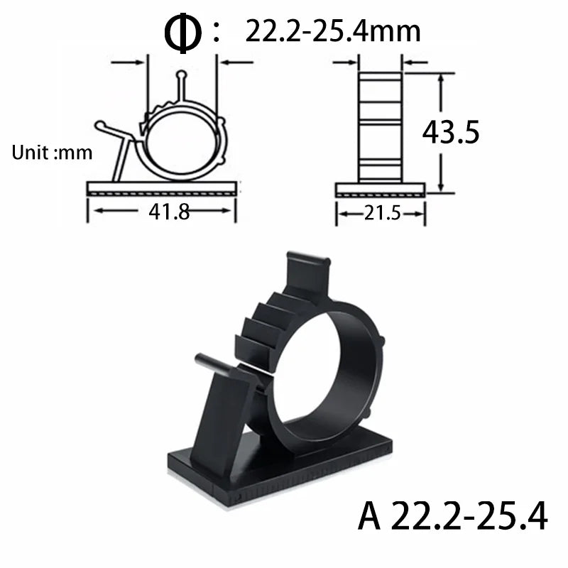 10-Piece Under-Desk Cable Organizer product image