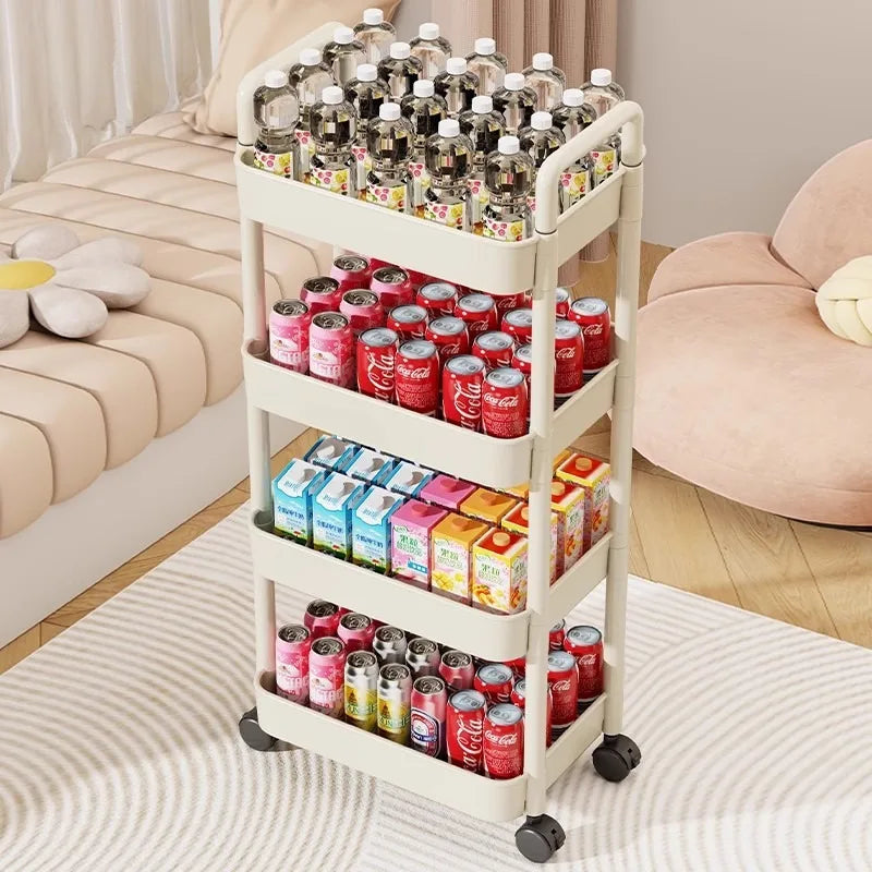 Trolley With Handlebar and Storage Rack product image