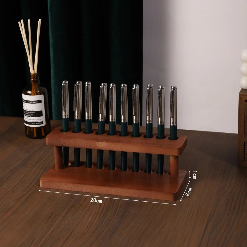 Walnut Wood Multifunction Desk Organizer product image