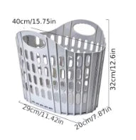 Foldable Plastic Laundry Hamper product image