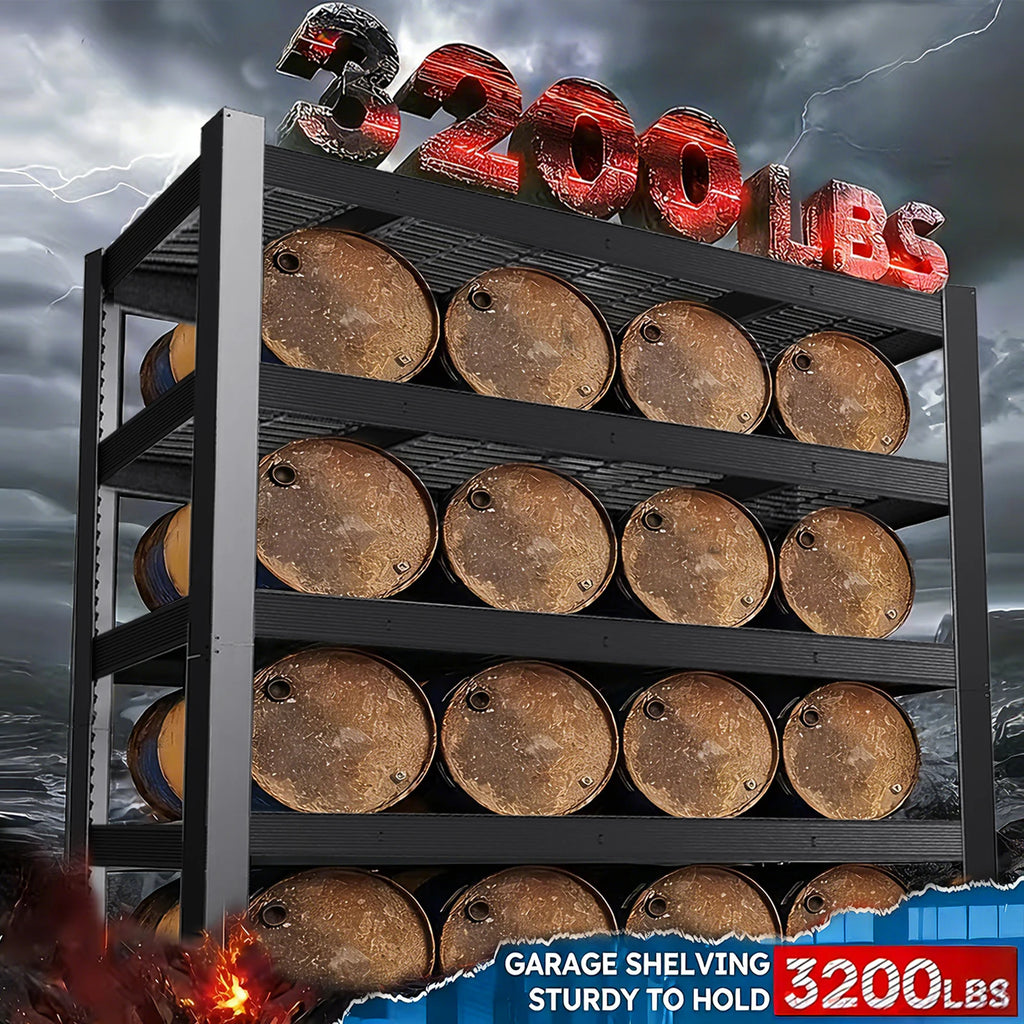 84-Inch Heavy-Duty Metal Storage Rack product image