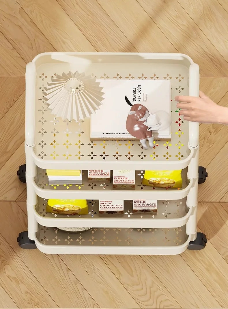 Trolley With Handlebar and Storage Rack product image