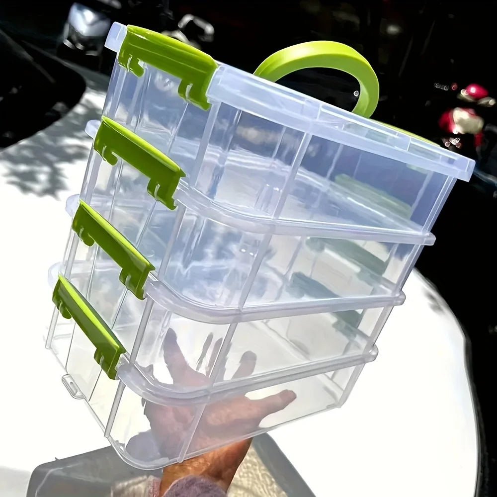 Four-Layer Transparent Storage Box product image