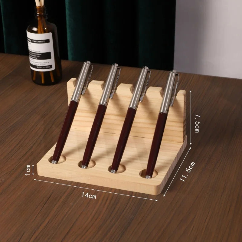 Walnut Wood Multifunction Desk Organizer product image