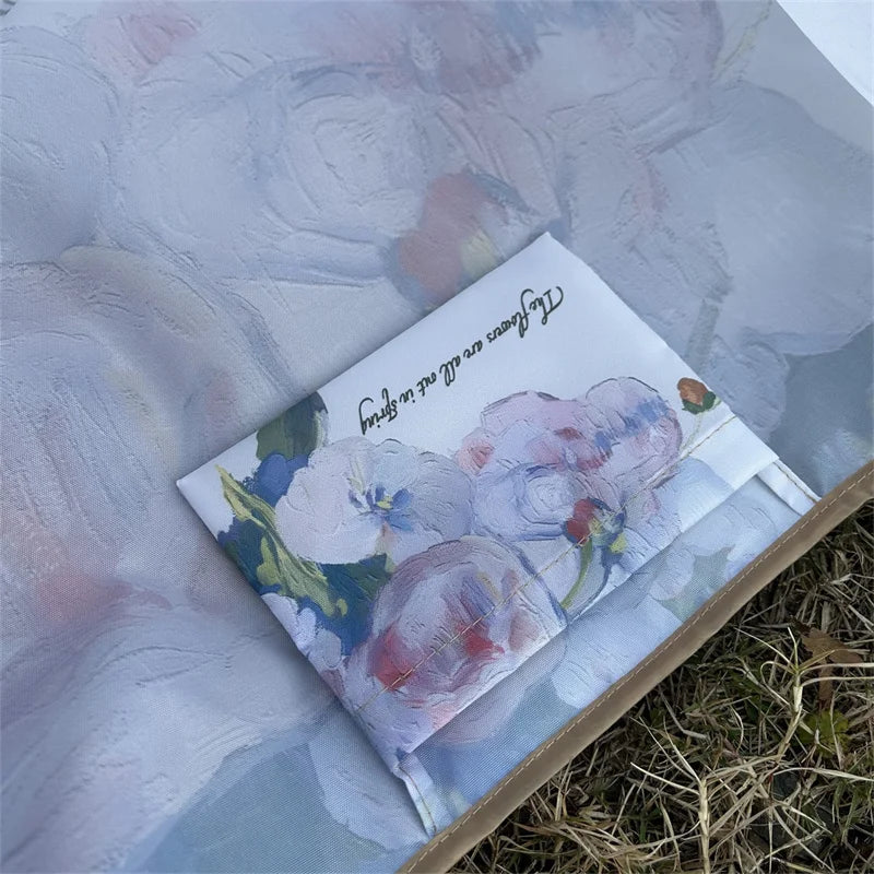 Flower Oil-Painting Foldable Shopping Bag product image