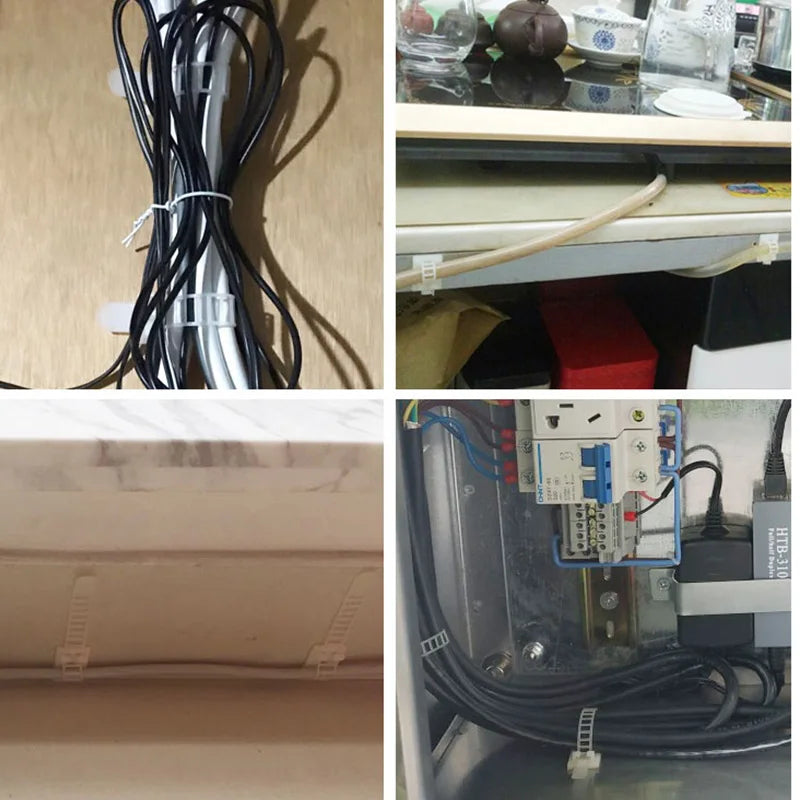 10-Piece Under-Desk Cable Organizer product image