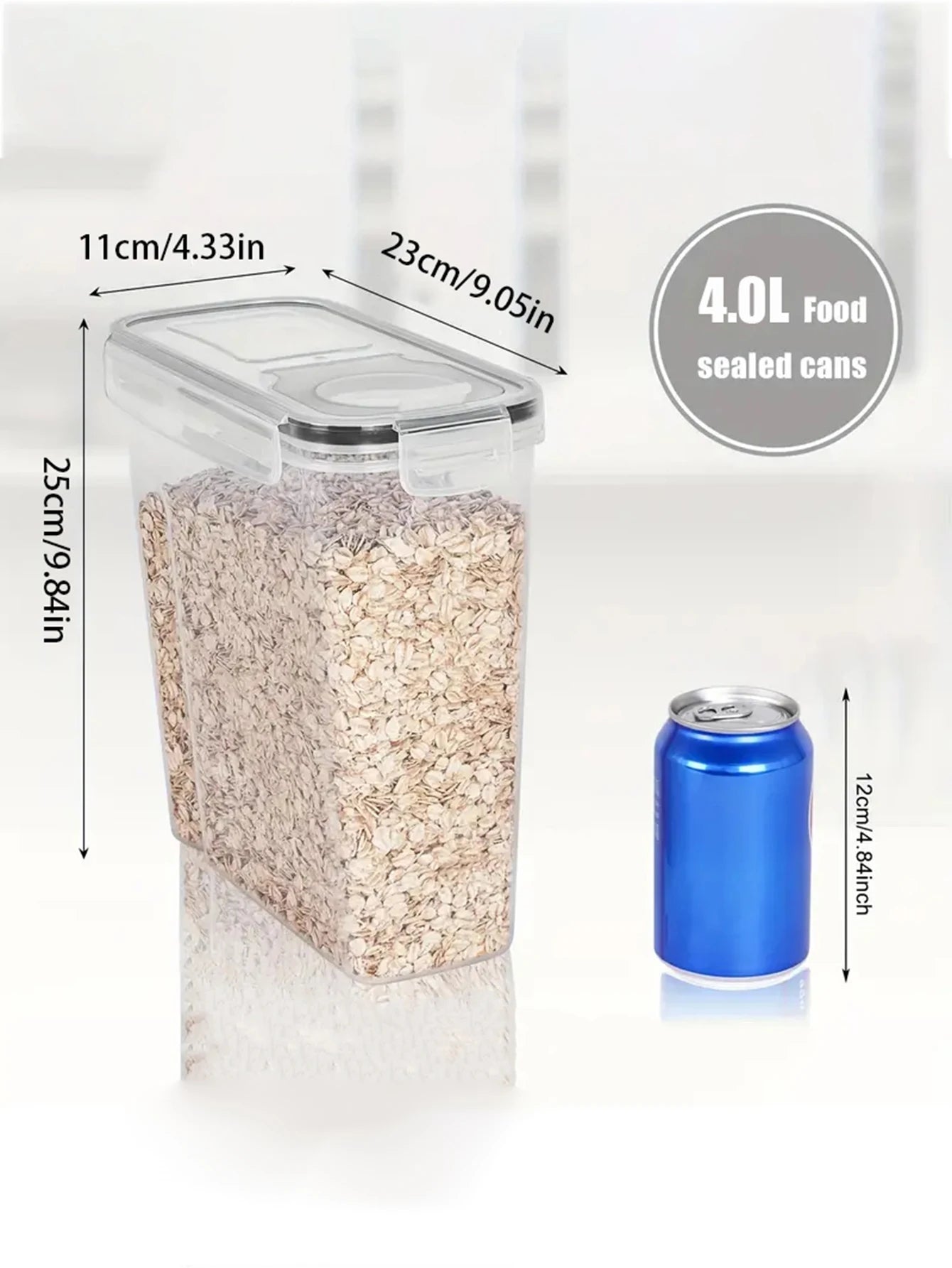 Four-Piece 4L Food Storage Container Set product image