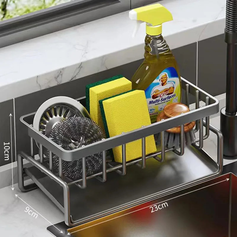 Carbon-Steel Kitchen Sink Organizer product image