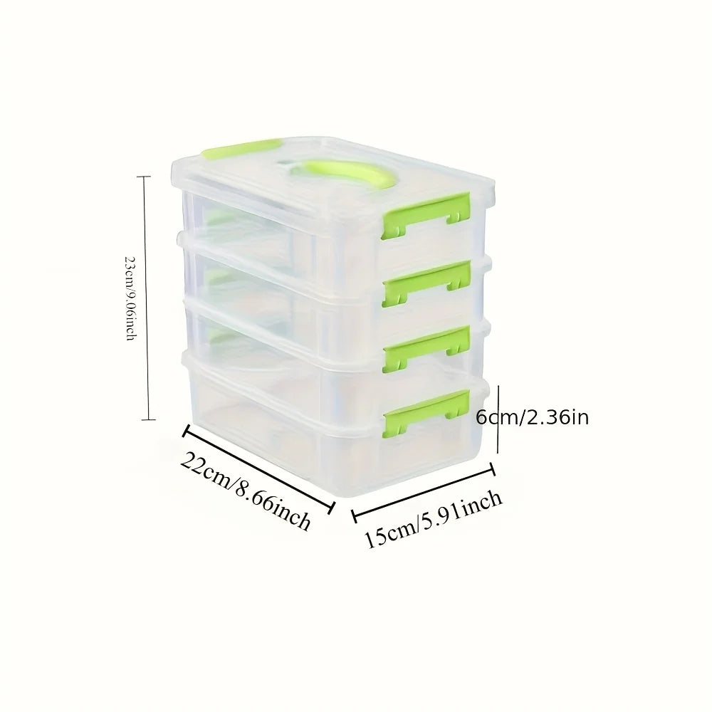 Four-Layer Transparent Storage Box product image