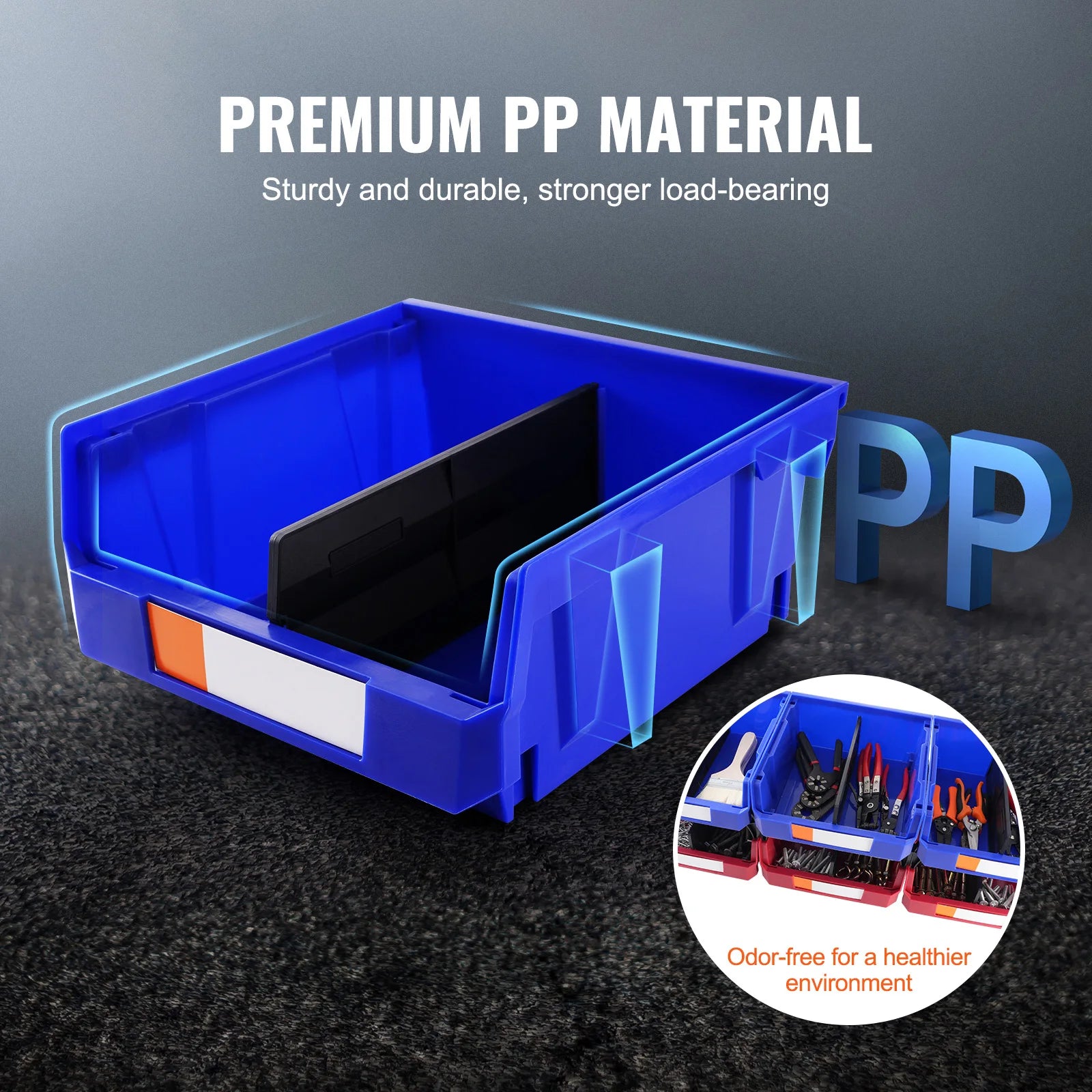 Six-Piece Garage Storage Bin Set product image