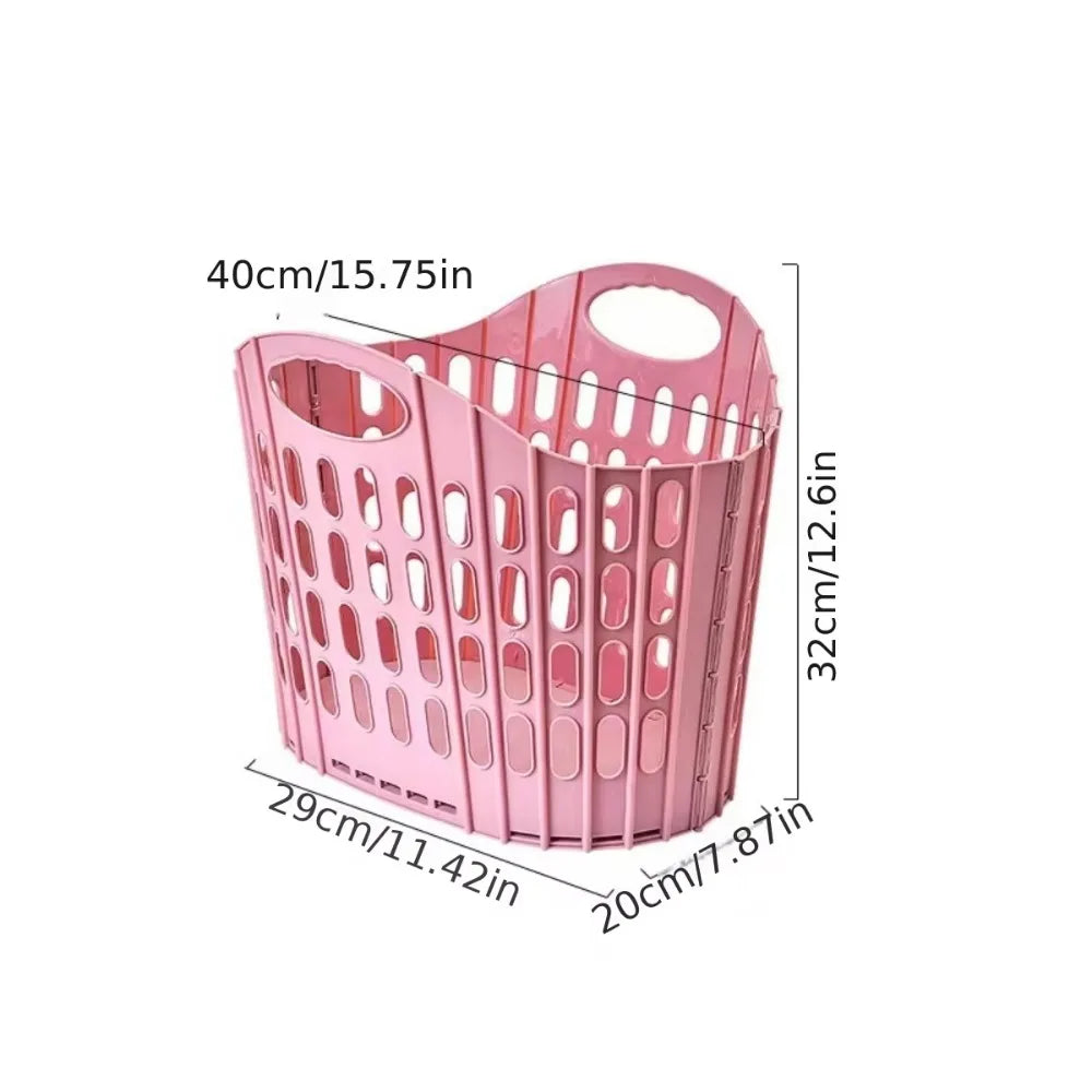 Foldable Plastic Laundry Hamper product image