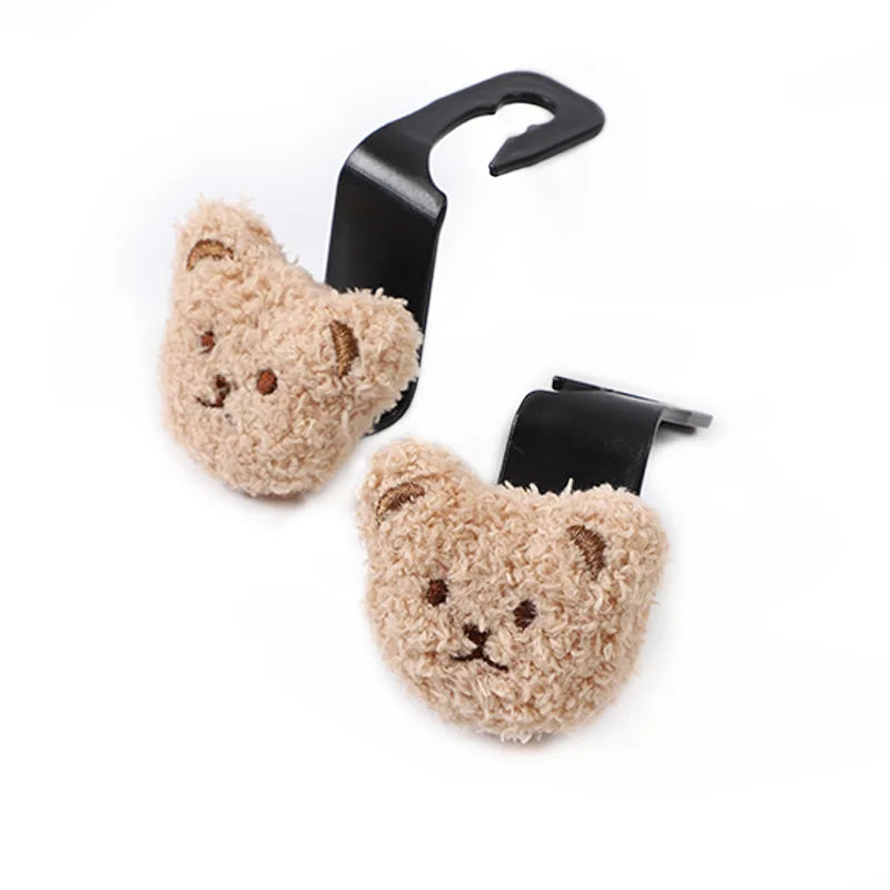 Cute Bear Car Seat-Back Hooks product image