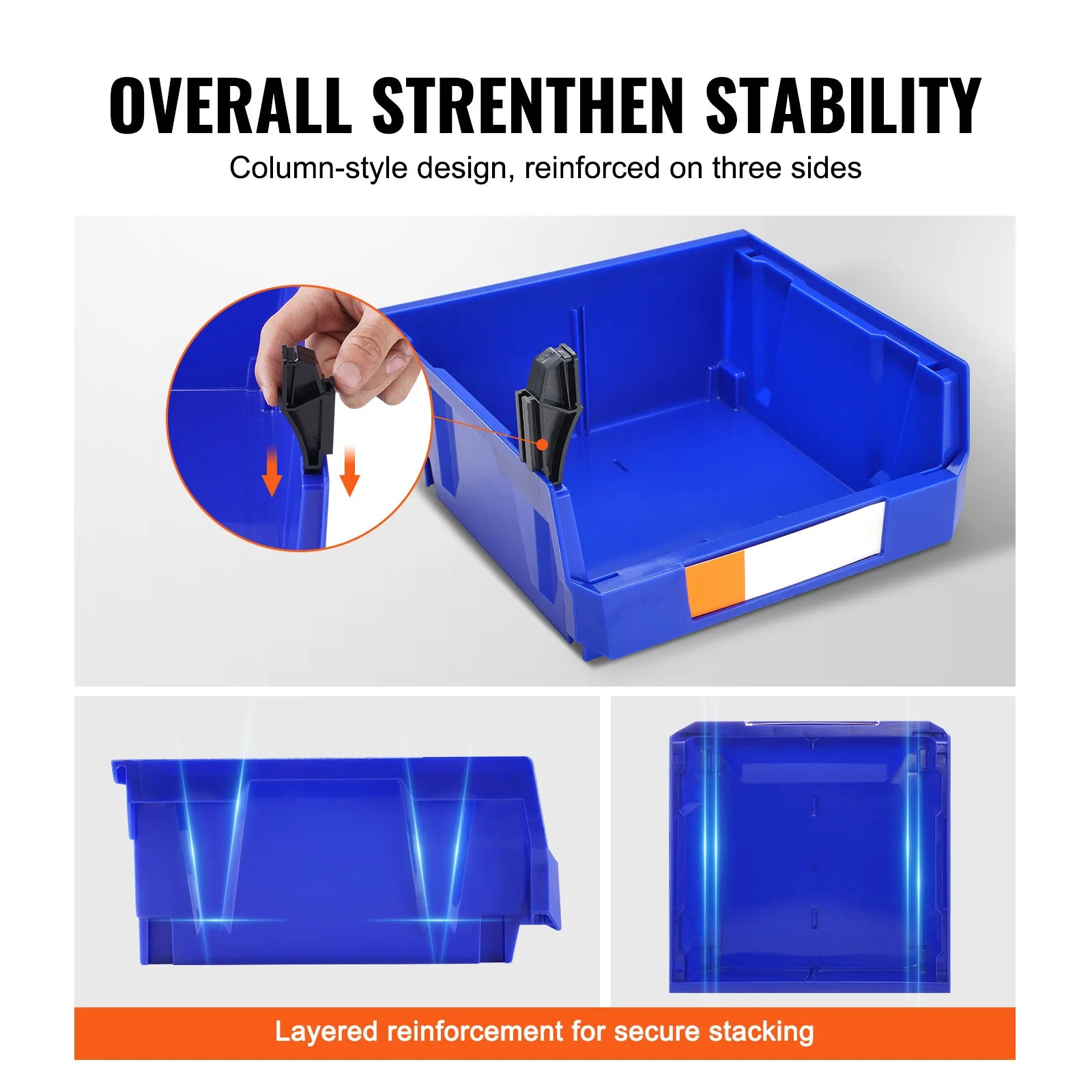 Six-Piece Garage Storage Bin Set product image