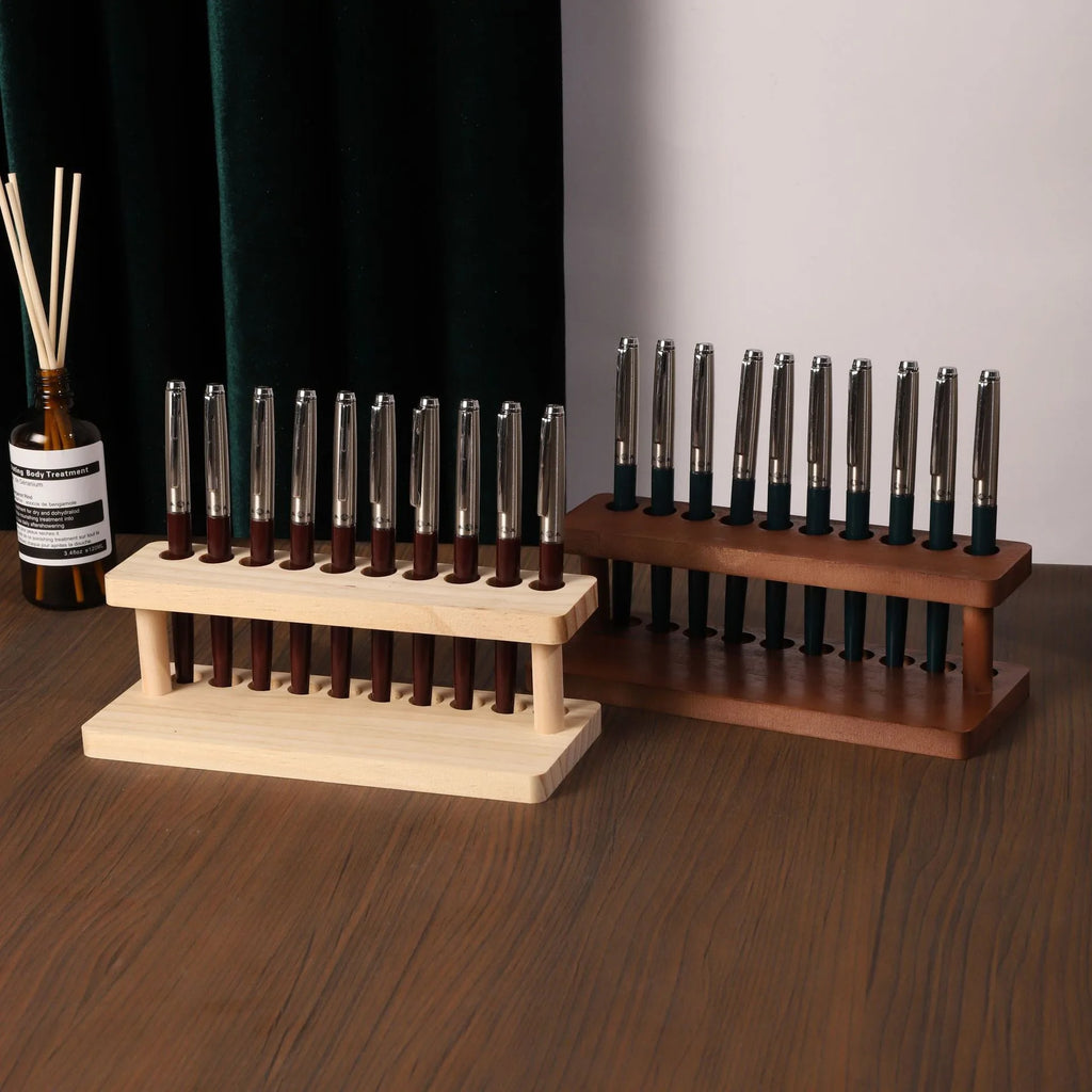 Walnut Wood Multifunction Desk Organizer product image