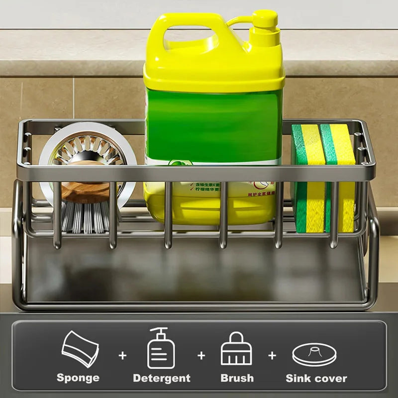 Carbon-Steel Kitchen Sink Organizer product image