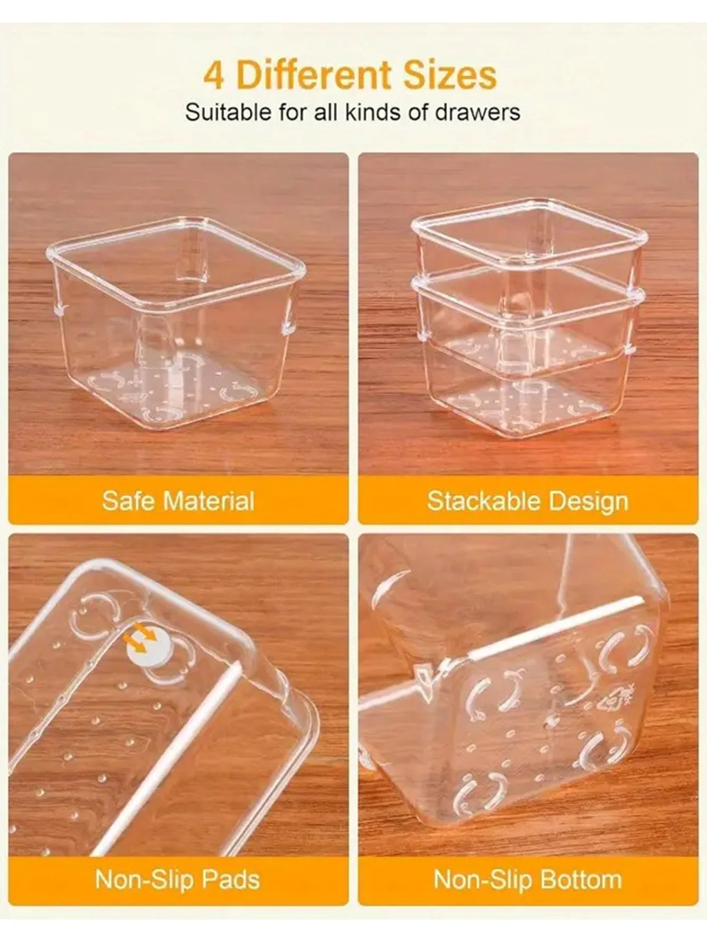 44-Piece Drawer Organizer Kit product image