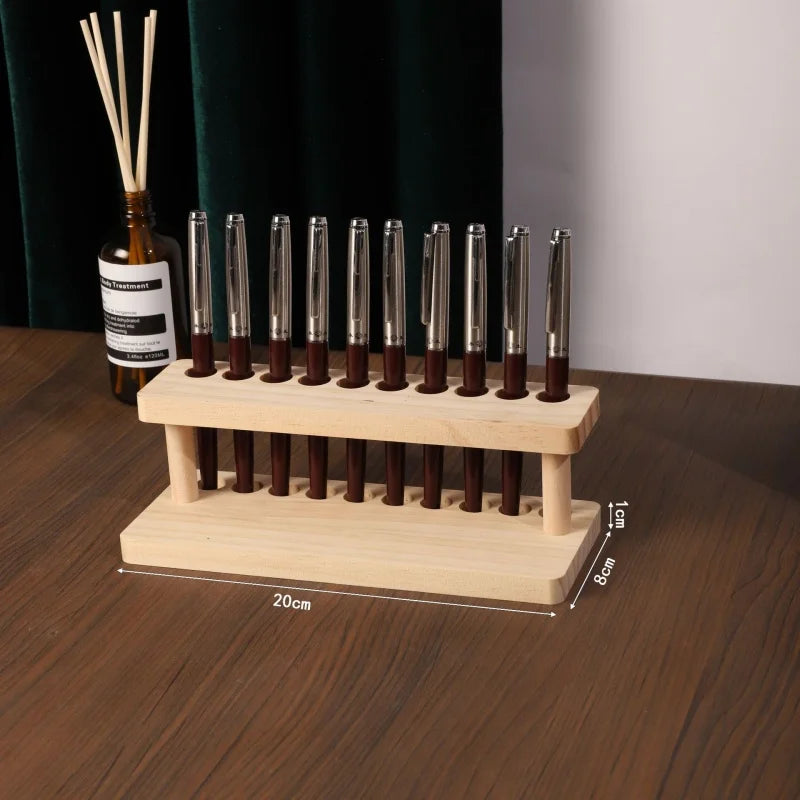 Walnut Wood Multifunction Desk Organizer product image