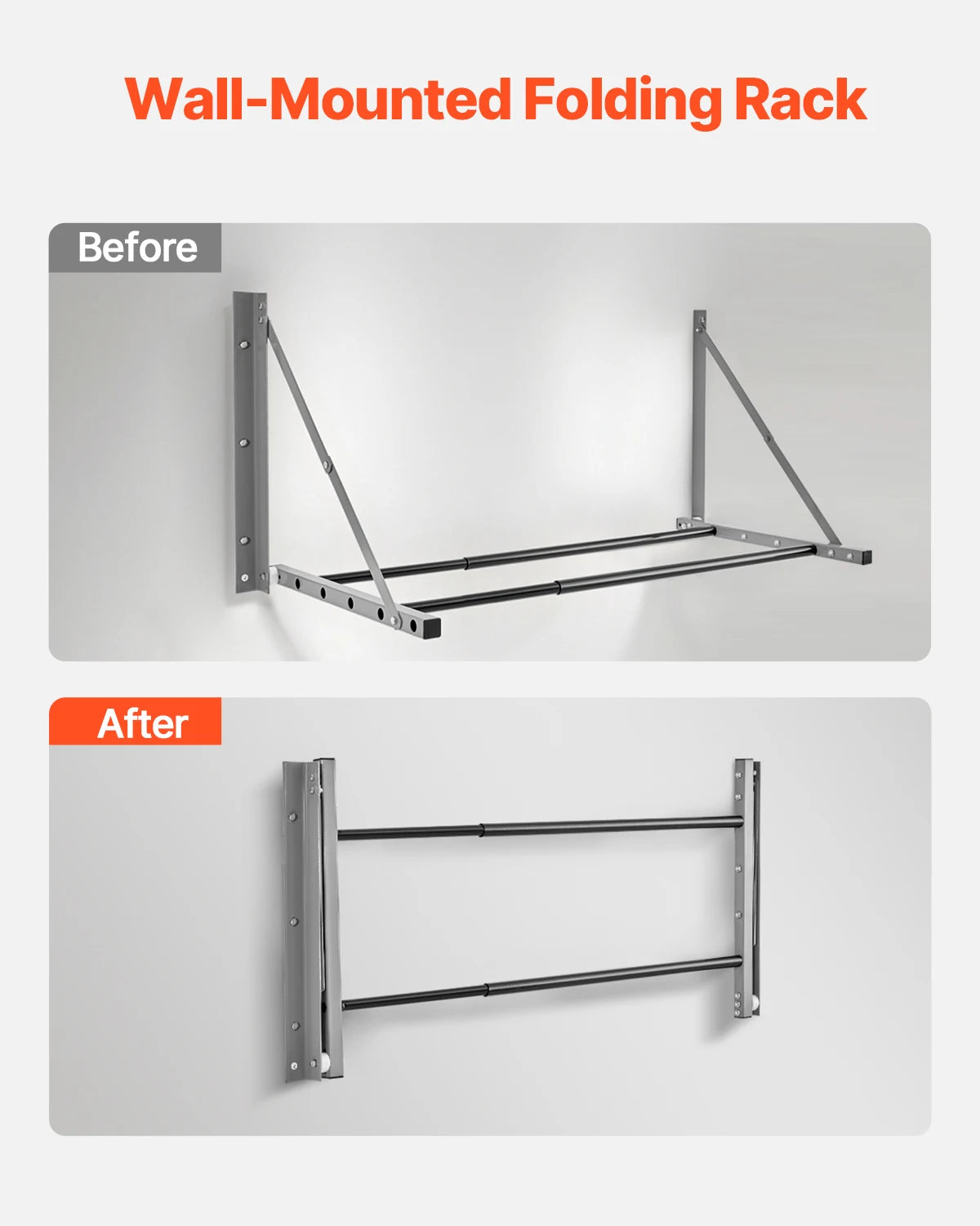 Wall-Mounted Folding Tire Rack product image