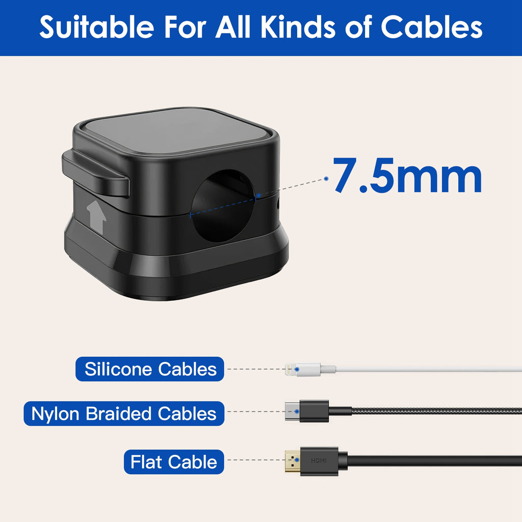 Six-Pack Magnetic Cable Clips product image